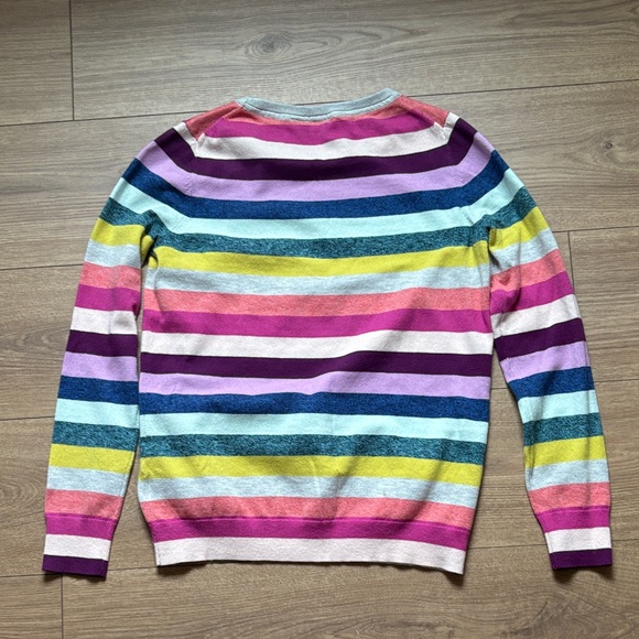 GAP Multicolor Striped Crew Neck Sweater - Picture 2 of 6